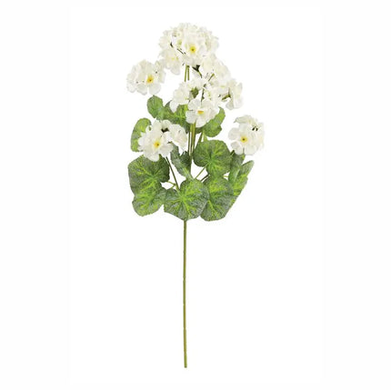 Faux Geranium Spray 23"