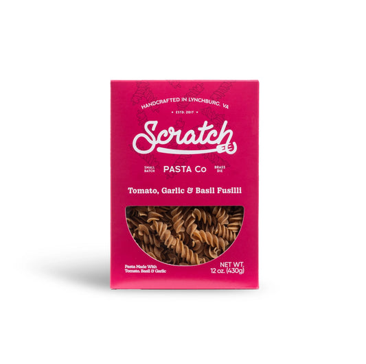 Tomato, Garlic & Basil Fusilli Scratch Pasta