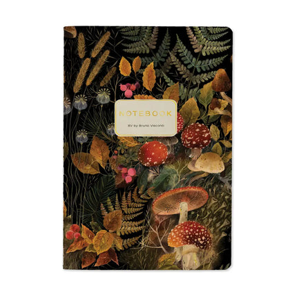Notebook Forest Mushrooms