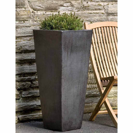 Faro Tall Square Planter Graphite