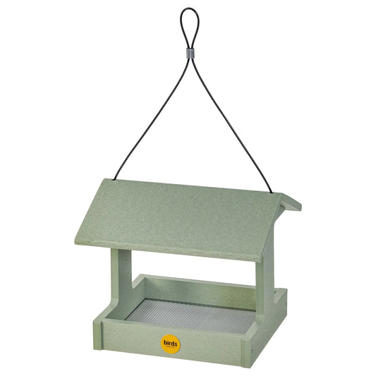 Sage Green Fly Thru Birdfeeder