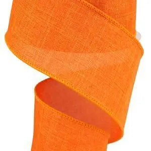 Orange Royal Burlap Ribbon