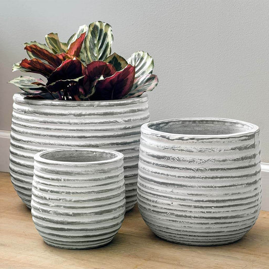 Etage Planter Grey and Whitewash