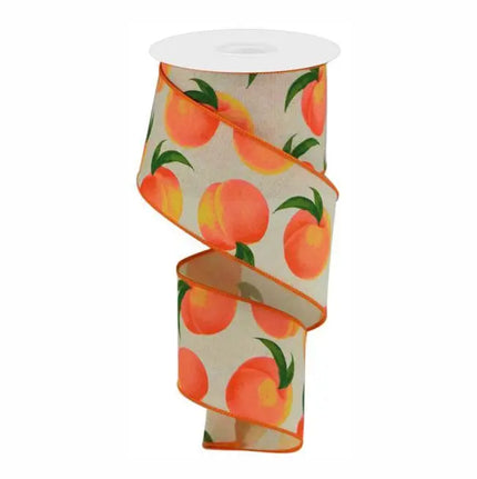 Peaches On Royal Ribbon