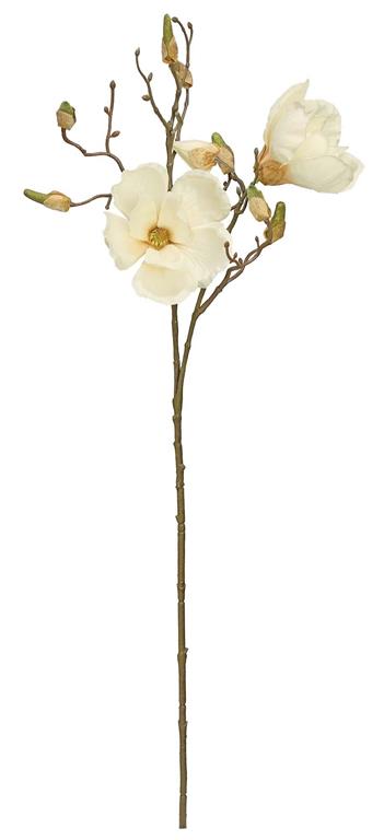 Faux Magnolia Spray 34"
