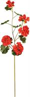 Faux Geranium Spray 36"