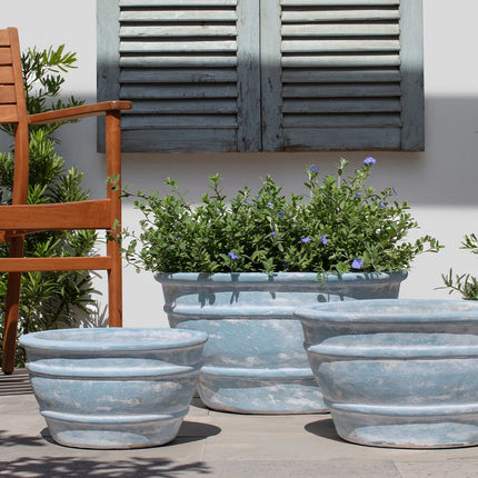 Mera Planter Murano Celeste