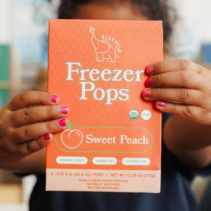 Sweet Peach Freezer Pops - EllyPop (6 pk.)