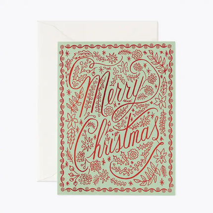 Crimson Christmas Card - Rifle Paper Co.