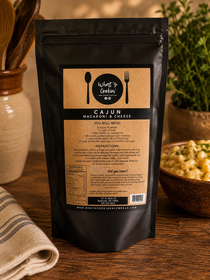 Cajun Mac n' Cheese Mix - What's Cookin Easy Meals