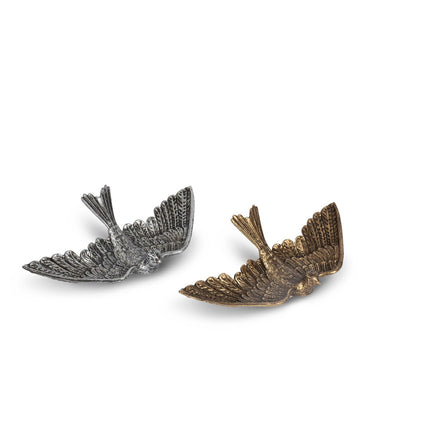 Flying Bird Shape Pewter Trinket Dish