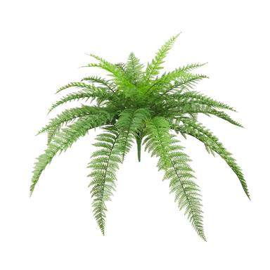 Faux Leather Fern Bush
