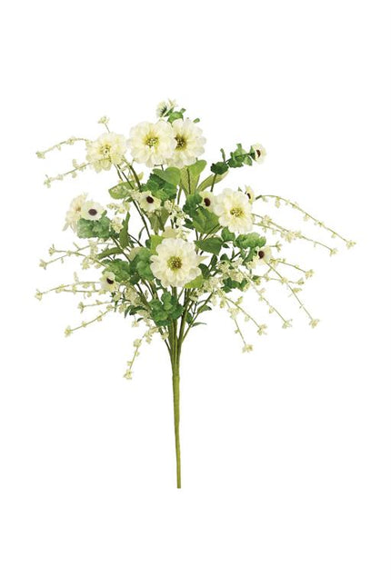 Faux Mixed Garden Flowering Bush 21"