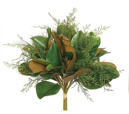 Magnolia Leaf & Cedar Bundle (18 in.)
