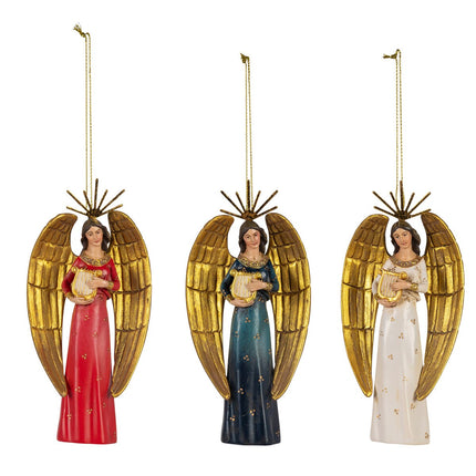 5.5"H Resin Angel Ornament