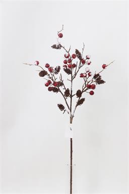 Snowy Berry Pinecone Spray (31 in.)