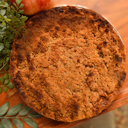Holiday Apple Streusel Pie