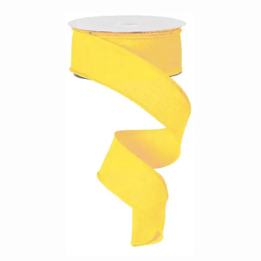 Royal Burlap Ribbon Yellow