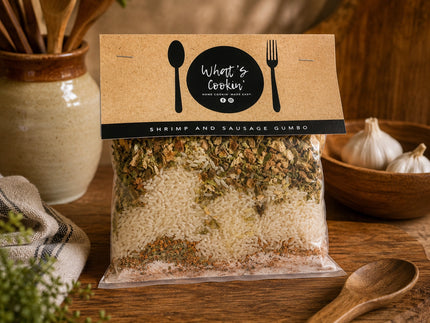 Shrimp & Sausage Gumbo Mix - What's Cookin Easy Meals