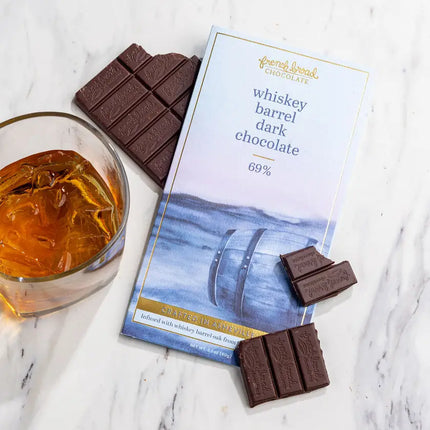 Whiskey Barrel with Smoked Salt Chocolate Bar
