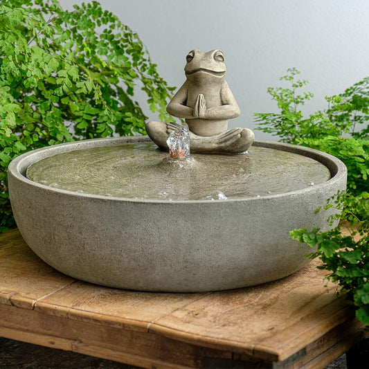 Yoga Frog Fountain