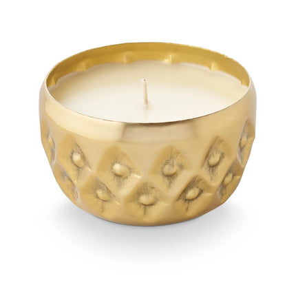 Winter White Radiant Pressed Metal Candle - Illume