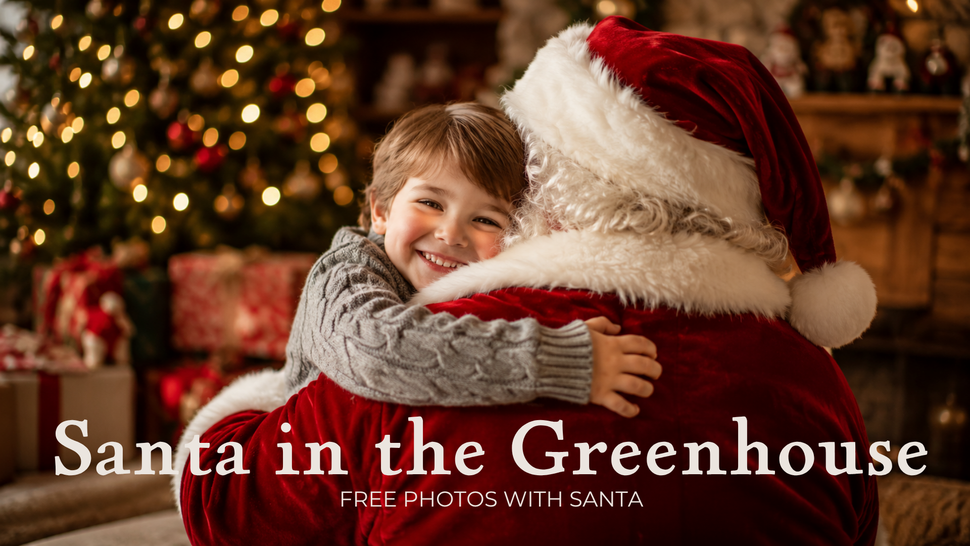 Santa in the Greenhouse