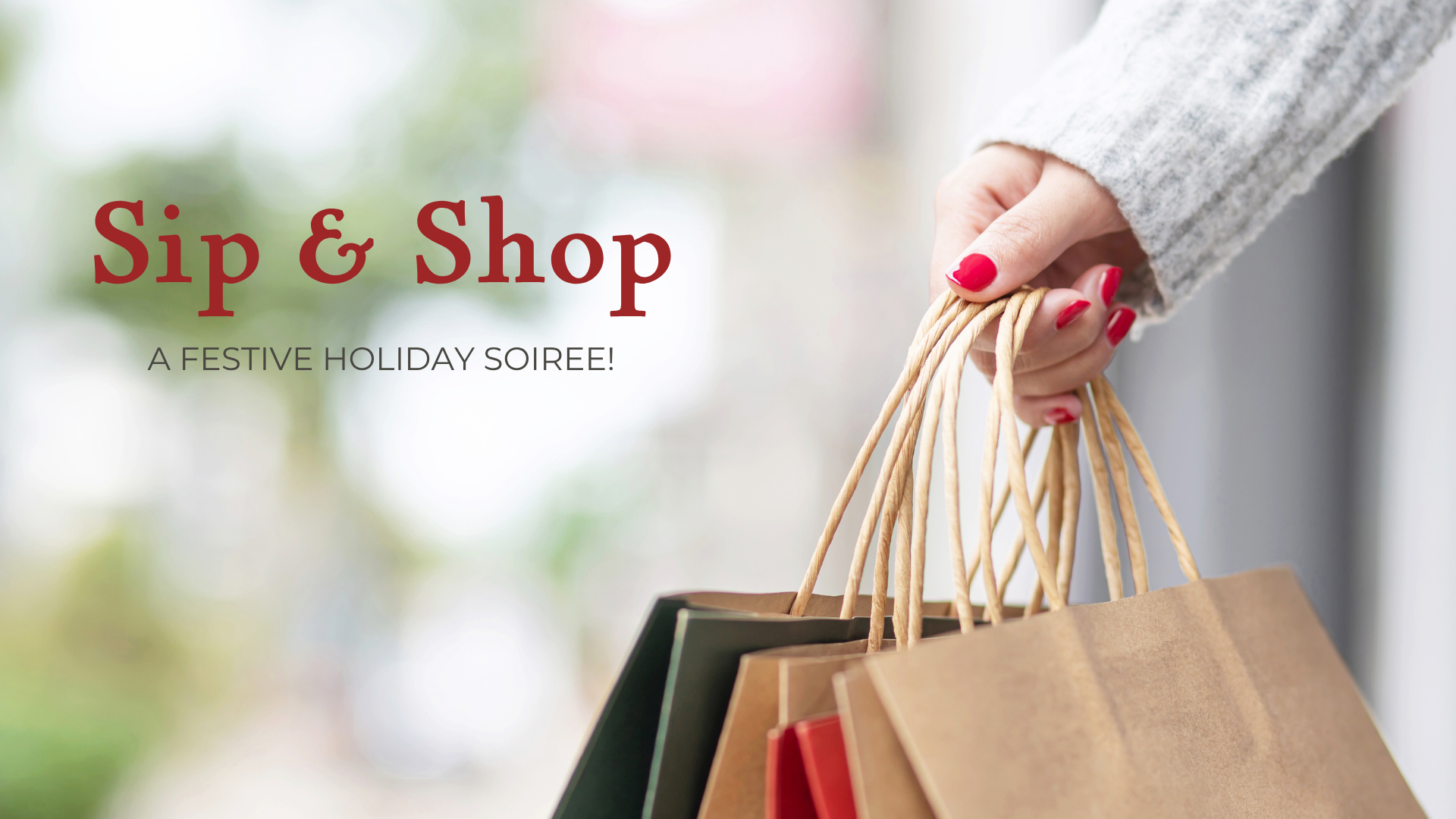 Sip & Shop Holiday Soiree