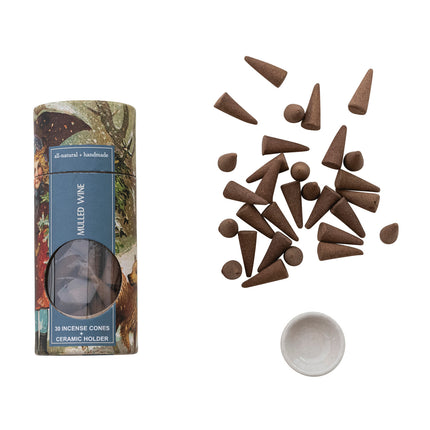 All Natural Scented Incense Cones Holder