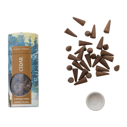 All Natural Scented Incense Cones Holder