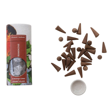 All Natural Scented Incense Cones Holder