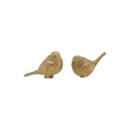 Resin Bird Gold Finish